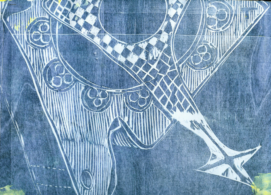 envelope woodcut